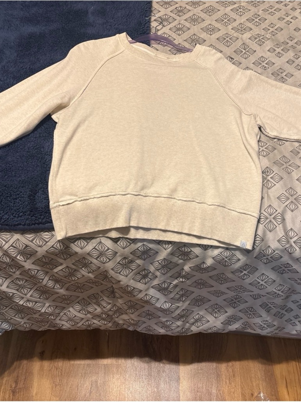 Cream Women's Pullover Sweater - Lightweight Crewneck